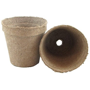 Jiffypot® Peat Pots - 3in - Round - with Holes (Case of 1404)