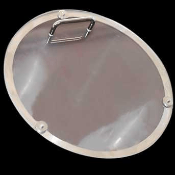 110 Cup Shredder/Shred Sifter Replacement Safety Lid (Clear) - Black Label Supply llc