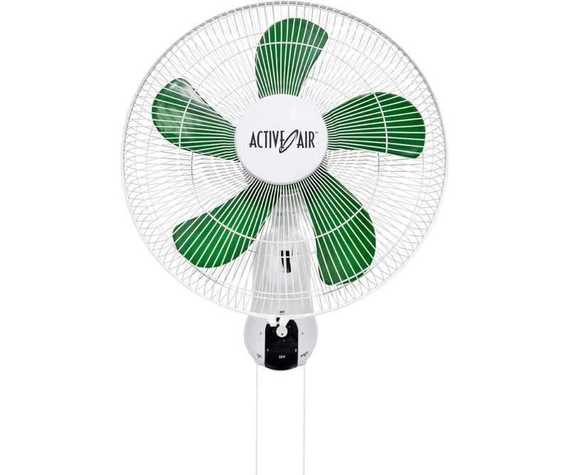 16" Wall Mount Oscillating Fan - Black Label Supply llc