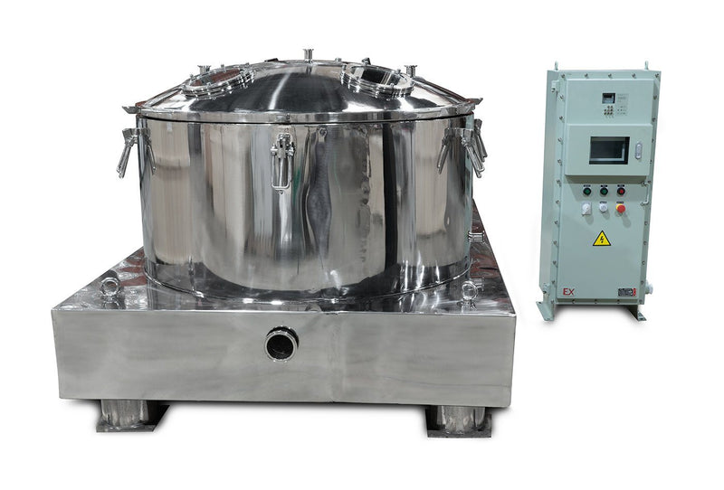 160L Jacketed Stainless Steel Centrifuge with Explosion Proof Motor and Siemens Controller - 55LB Max Capacity - Black Label Supply llc