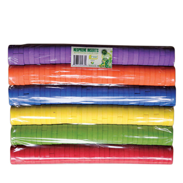 2'' Neoprene Inserts Multi-Color (192-pack)