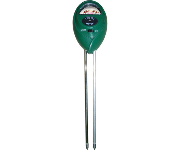 2 - Way pH & Moisture Meter - Black Label Supply llc