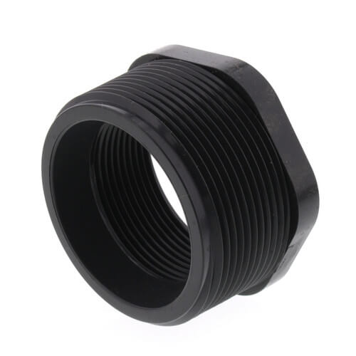 2" x 1 - 1/2" PVC Sch. 80 Flush Style Reducer Bushing (MPT x FPT) - Black Label Supply llc