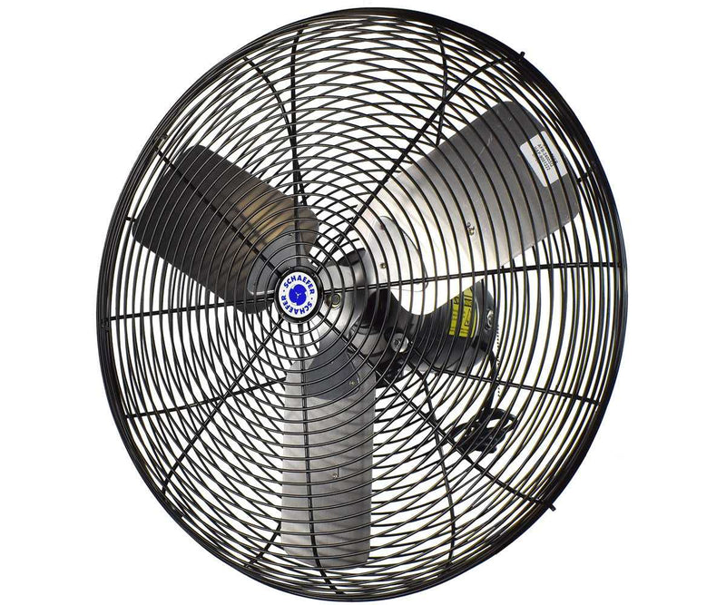 20" Oscillating Circulation Fan, Black OSHA Guards - Black Label Supply llc