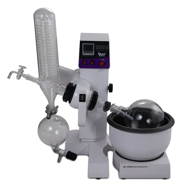 2L Electric Rotary Evaporator Kit with BVV™ Water Circulation Vacuum Pump - Black Label Supply llc