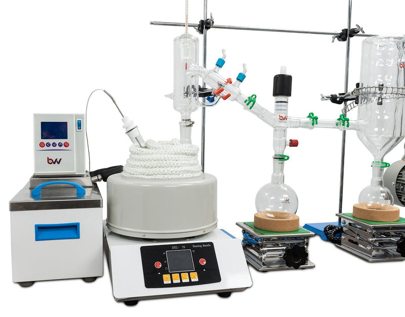 2L Full Bore Short Path Distillation Turnkey Kit with P2 Distillation Head - Black Label Supply llc