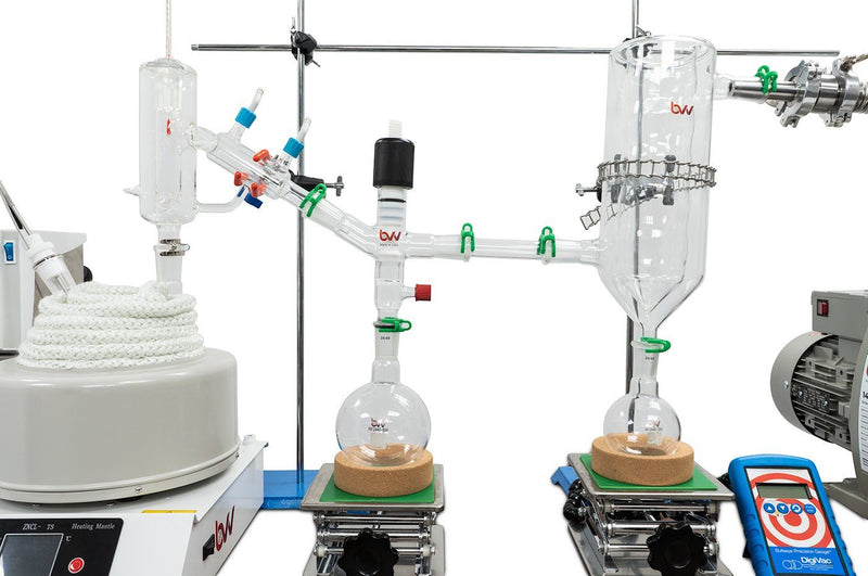 2L Full Bore Short Path Distillation Turnkey Kit with P2 Distillation Head - Black Label Supply llc