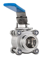 316L SS Tri - Clamp Ball Valve - Black Label Supply llc