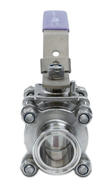 316L SS Tri - Clamp Ball Valve - Black Label Supply llc