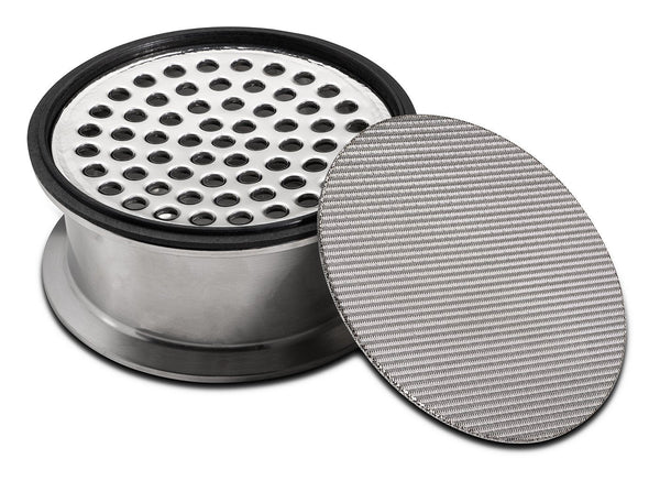 316L Stainless Dutch Weave Sintered Filter Disk 1 micron and up - BUNA - N - Black Label Supply llc