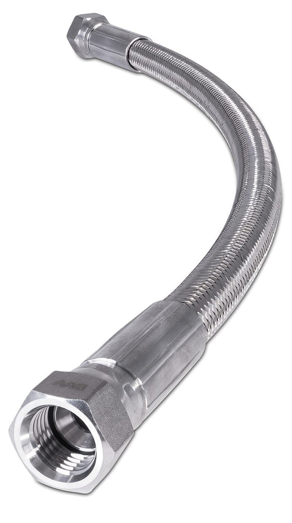 3/8" 37 Degree Female JIC Braided Stainless Steel Hose - Black Label Supply llc