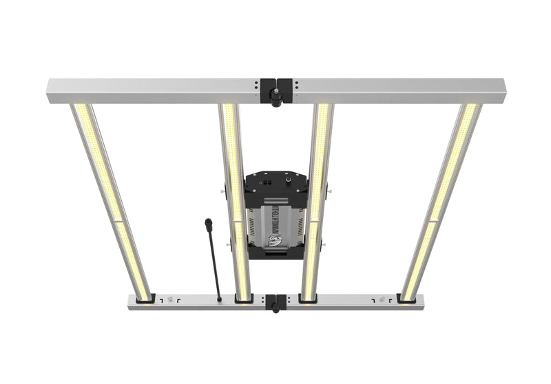 4 bar 430w 3' x 3' Mammoth Lighting Fold Series Led Grow Light - Black Label Supply llc