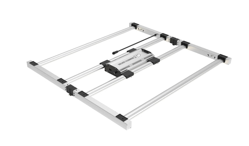 4 bar 430w 3' x 3' Mammoth Lighting Fold Series Led Grow Light - Black Label Supply llc