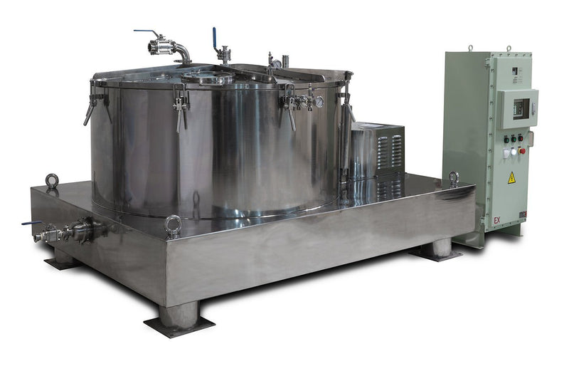 475L Jacketed Stainless Steel Centrifuge with Explosion Proof Motor and Siemens Controller - 150Lbs Max Capacity - Black Label Supply llc