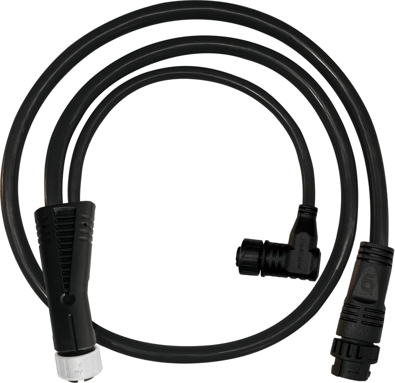 5' 15A AWG#14 ThinkGrow Daisy - Chain Power Cord - Black Label Supply llc