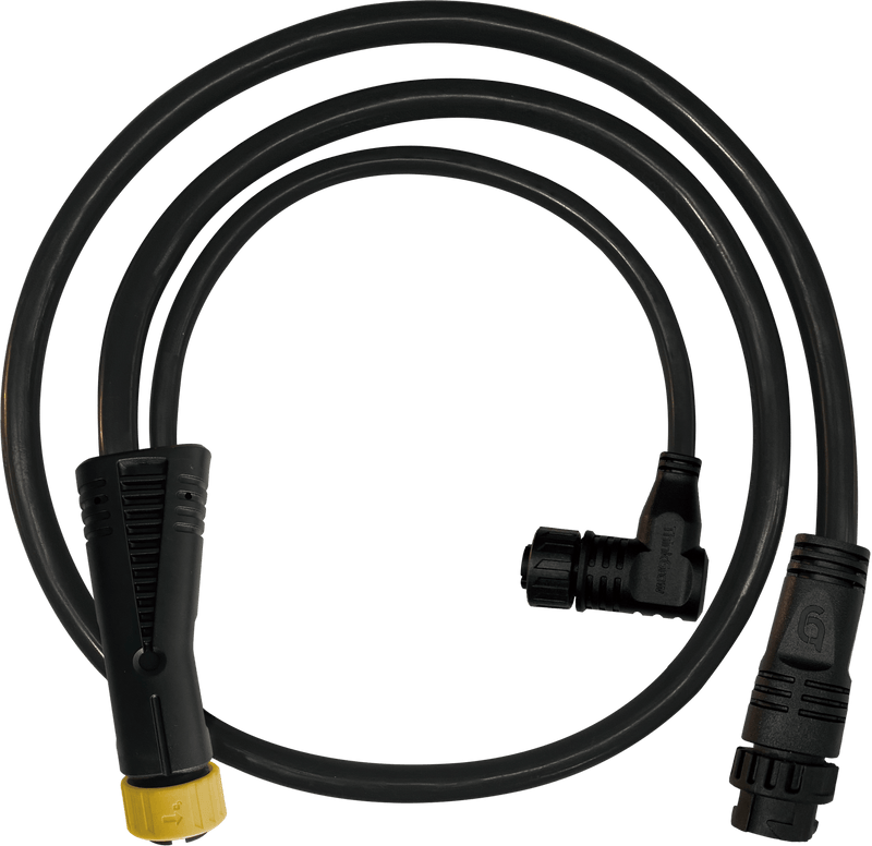 5' 20A AWG#12 ThinkGrow Daisy - Chain Power Cord - Black Label Supply llc