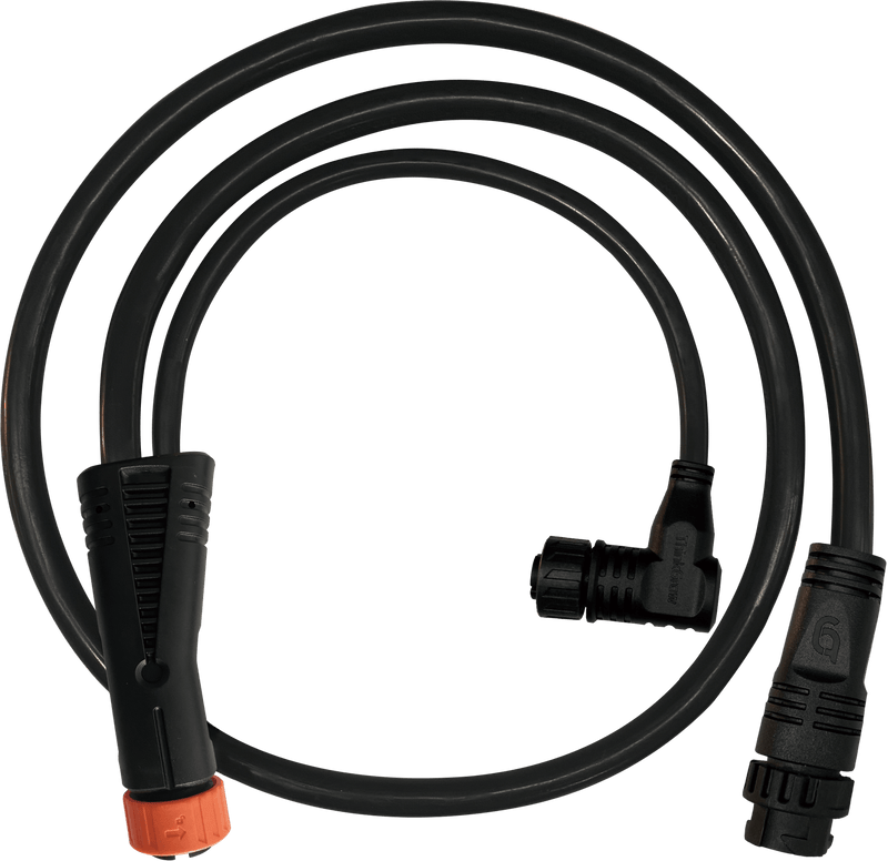 5' 30A AWG#10 ThinkGrow Daisy - Chain Power Cord - Black Label Supply llc