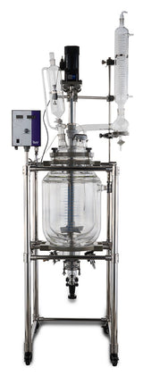 50L BVV™ Double Jacketed Glass Reactor - Black Label Supply llc