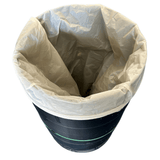 55 Gallon Drum Liner - Quality for Storage - 30 pack - Black Label Supply llc