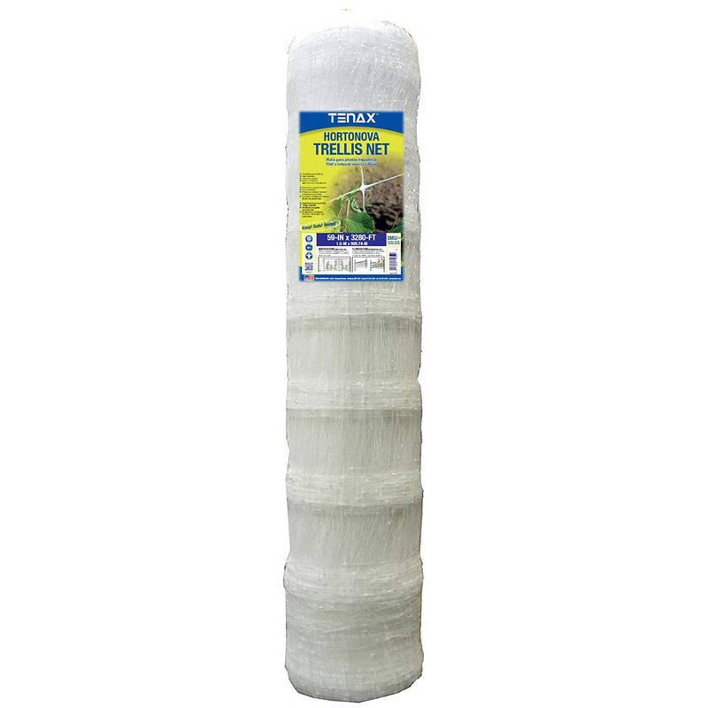 Tenax® Hortonova® Trellis Net - 59in x 3280ft - White