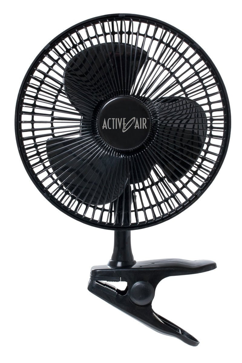 Active Air 8in Clip Fan, 10W (12/cs) - Black Label Supply llc