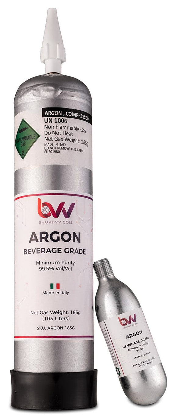 Argon Gas 99.5% - Pure gas for preserving terpenes in flowers and concentrates - Black Label Supply llc