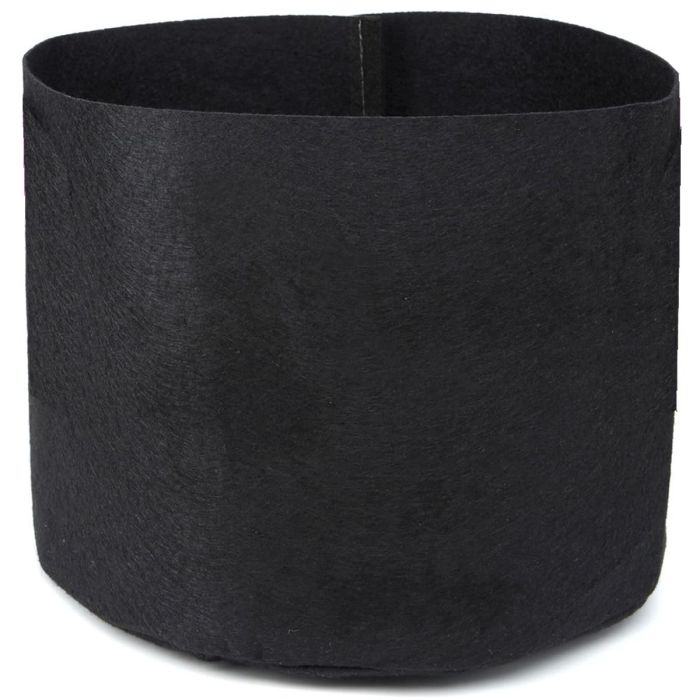 Basic Black Fabric Pot No Handles - Black Label Supply llc