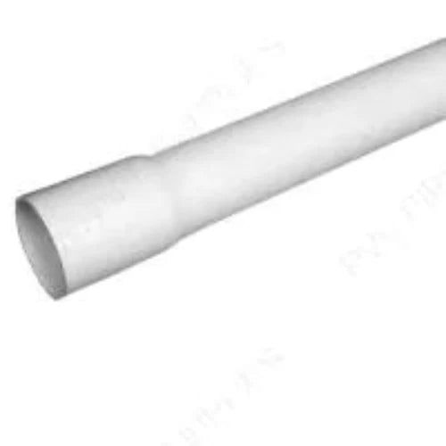 Bell End Schedule 40 White PVC Pipe - Black Label Supply llc