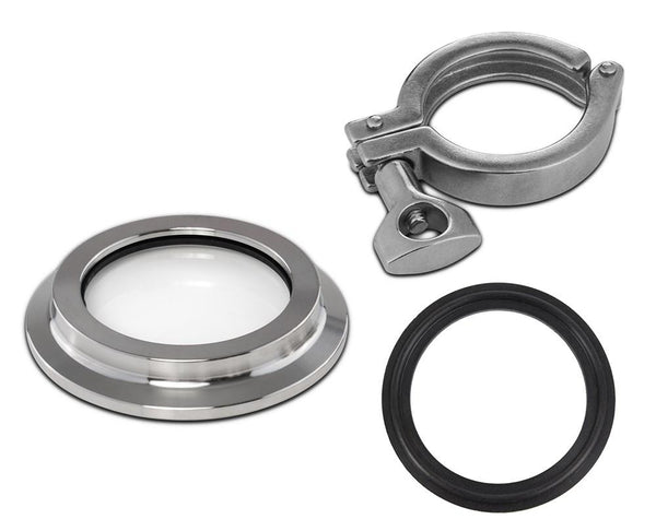 Borosilicate Tri - Clamp Sight Glass Kit - Black Label Supply llc