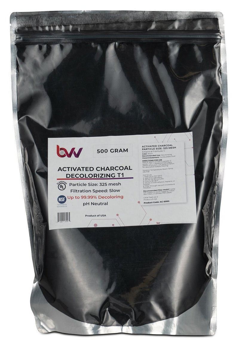 BVV™ Activated Hardwood Carbon Decolorizing T1 (100% Hardwood Charcoal) - Black Label Supply llc