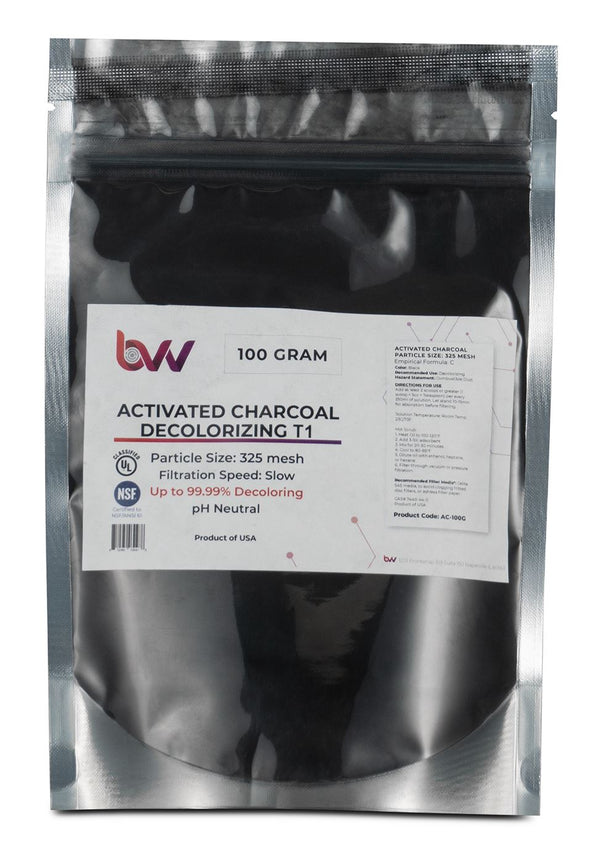 BVV™ Activated Hardwood Carbon Decolorizing T1 (100% Hardwood Charcoal) - Black Label Supply llc