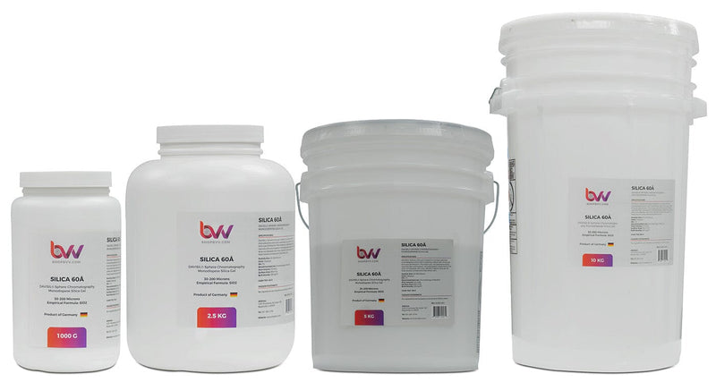 BVV™ Chromatography Silica Gel 60A 30 - 200μm (Made in Germany) - Black Label Supply llc