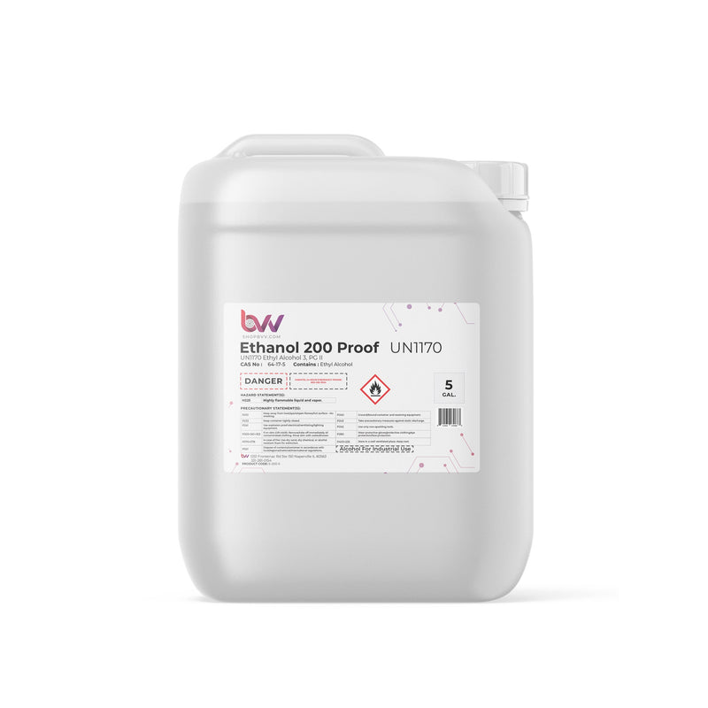 BVV™ Food & Lab Grade 200 Proof Ethanol - 99.97% - USP - NF, Kosher - Excise Tax Included - Black Label Supply llc