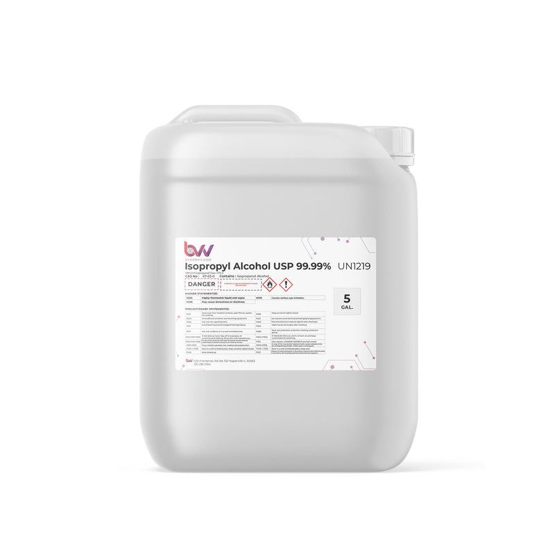 BVV™ High Purity Isopropyl Alcohol 99% USP (IPA) - Black Label Supply llc