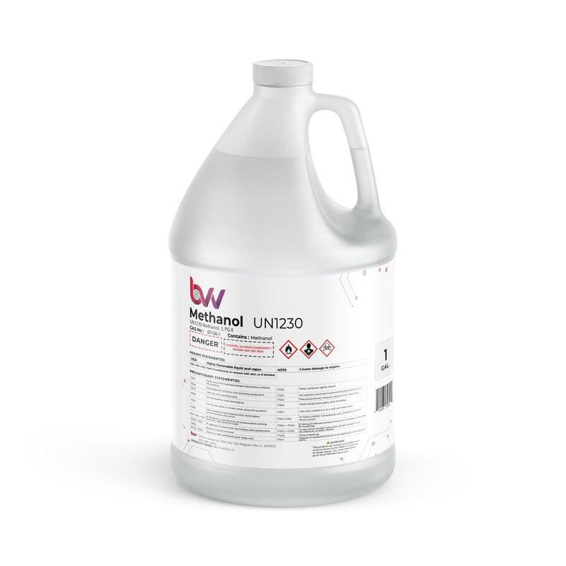 BVV™ High Purity Lab Grade Methanol 99% - Black Label Supply llc