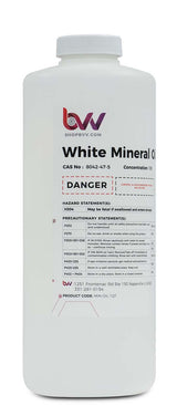 BVV Mineral Oil 7 White "Clear" (USP/NF Food Grade) - Black Label Supply llc