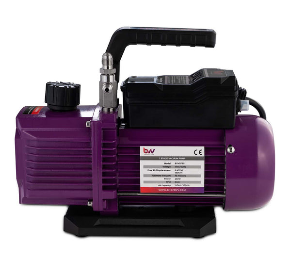 BVV™ SF6S 6CFM Single Stage Spark Free Vacuum Pump - Black Label Supply llc