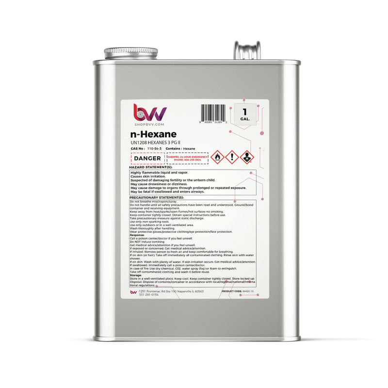 BVV™ ULTRA High Purity Lab Grade N - Hexane 99.5% - Black Label Supply llc