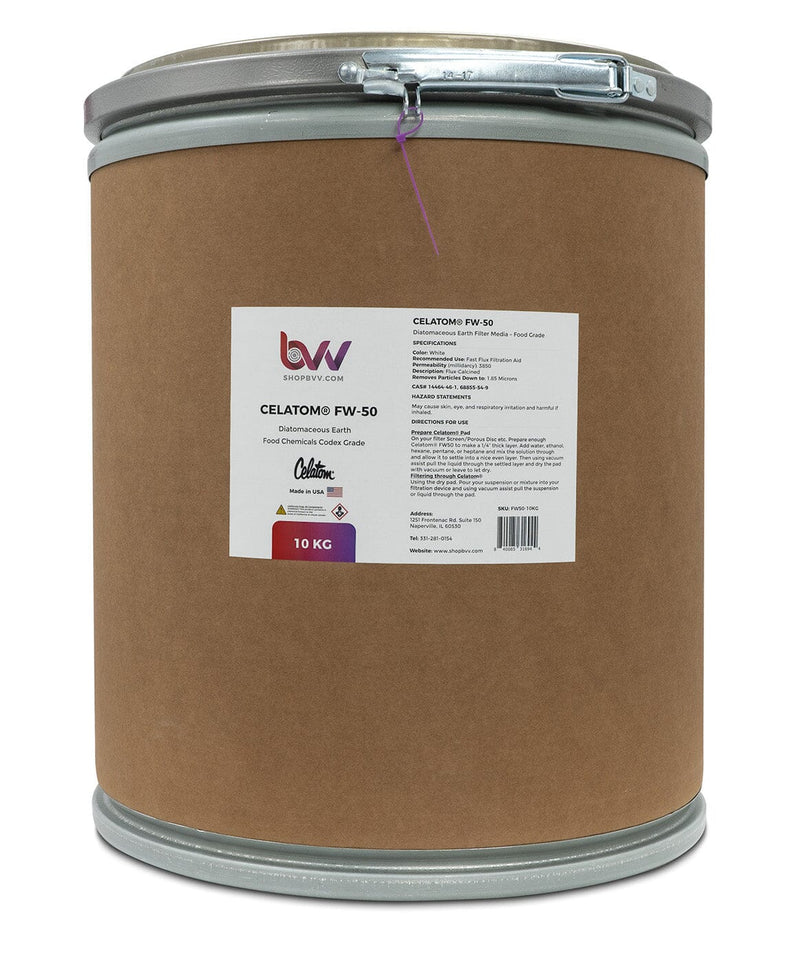 Celatom FW - 50 Diatomaceous Earth 1.85 micron (Compares to Celite 545) - Black Label Supply llc