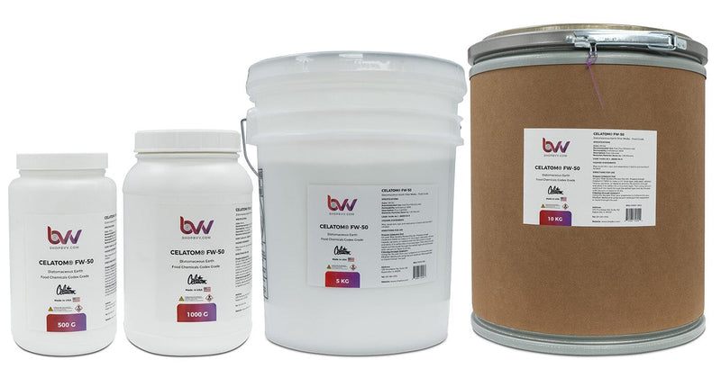 Celatom FW - 50 Diatomaceous Earth 1.85 micron (Compares to Celite 545) - Black Label Supply llc