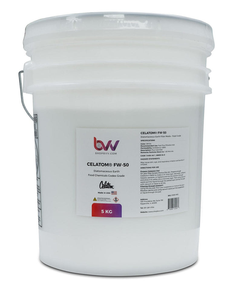 Celatom FW - 50 Diatomaceous Earth 1.85 micron (Compares to Celite 545) - Black Label Supply llc