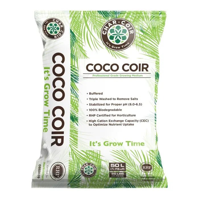 Char Coir100% RHP Certified Coco Coir 50L - Black Label Supply llc