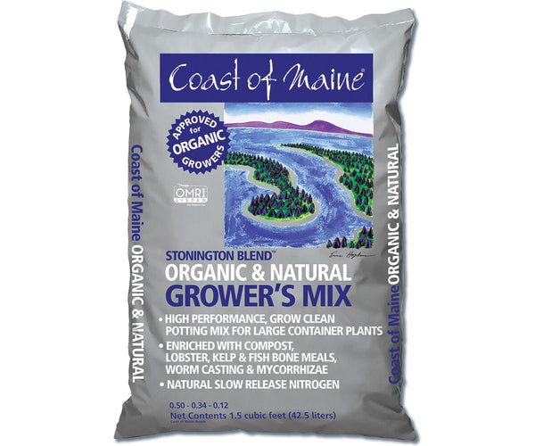 Coast of Maine Stonington Blend Organic Growers Mix 1.5cf - Black Label Supply llc