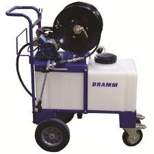 Dramm® MSO Heavy - Duty Hydraulic Sprayer - 500psi - 0.5gpm - 1/4hp Electric Motor - 100ft Discharge Hose - 20gal Tank - Black Label Supply llc