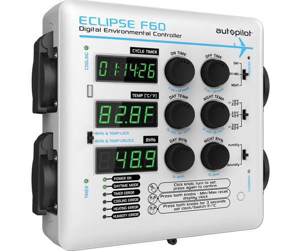 ECLIPSE F60 Digital Environmental Controller - Black Label Supply llc