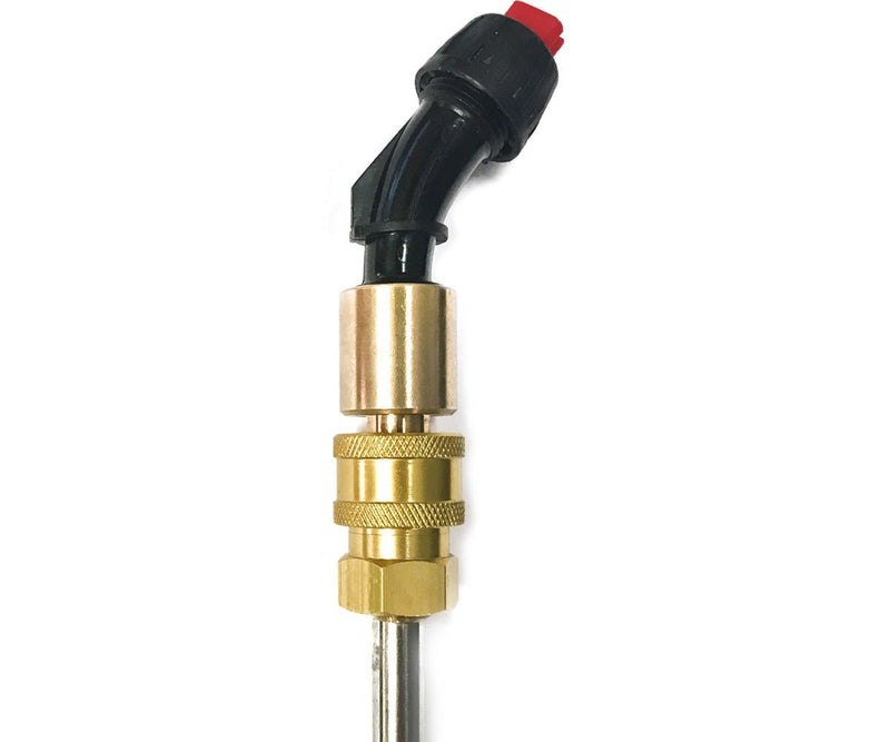 FlowZone Quick - Connect to 110˚ TeeJet Nozzle Adapter - Black Label Supply llc