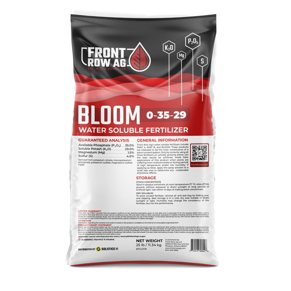 Front Row Ag - Bloom - 25# - Black Label Supply llc