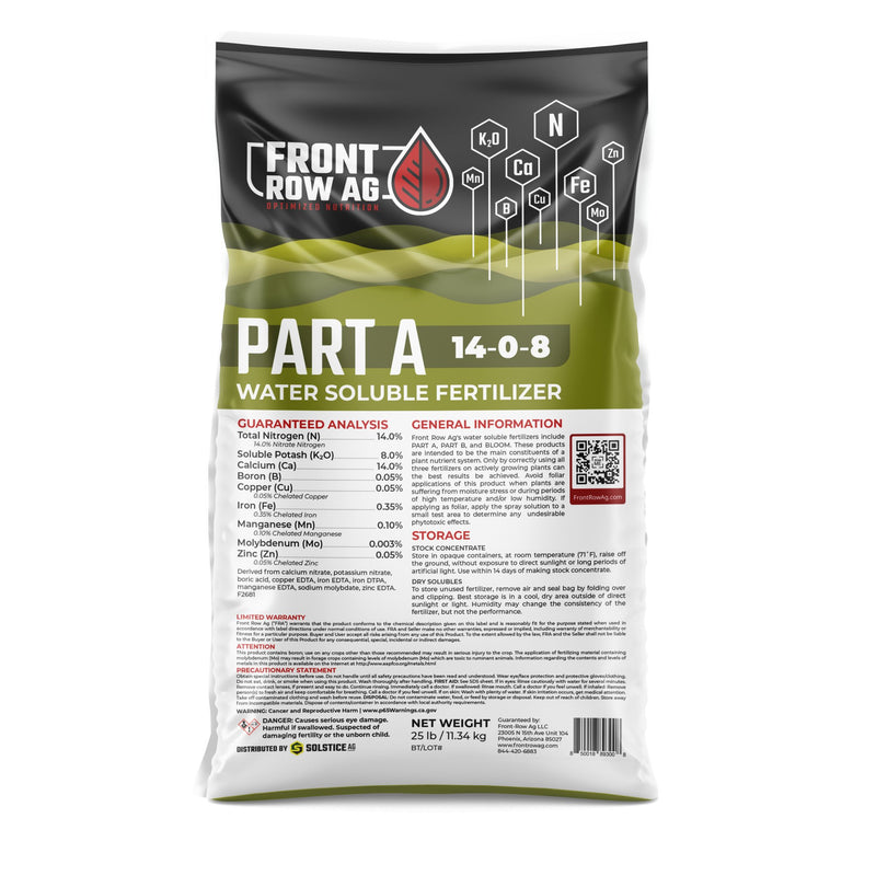 Front Row Ag - Part A - 25# - Black Label Supply llc