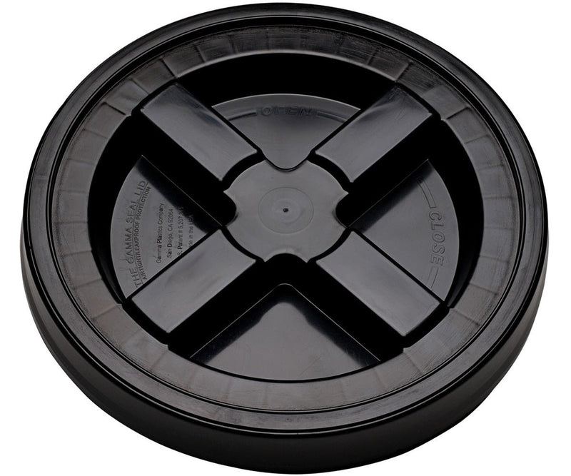 Gamma Seal Lid, Black - Black Label Supply llc