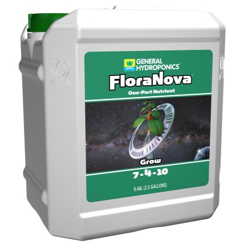 General Hydroponics® FloraNova Grow® 7 - 4 - 10 - Black Label Supply llc